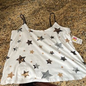 PJ Salvage XL star tank with built in cami